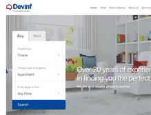 Tablet Screenshot of devinf.com
